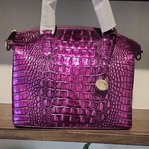 ✨️Brahmin Duxbury Satchel Purple Potion - Genuine Leather✨️